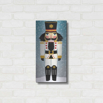 Luxe Metal Art 'Nutcracker Bright IV' by Ryan Fowler, Metal Wall Art,12x24