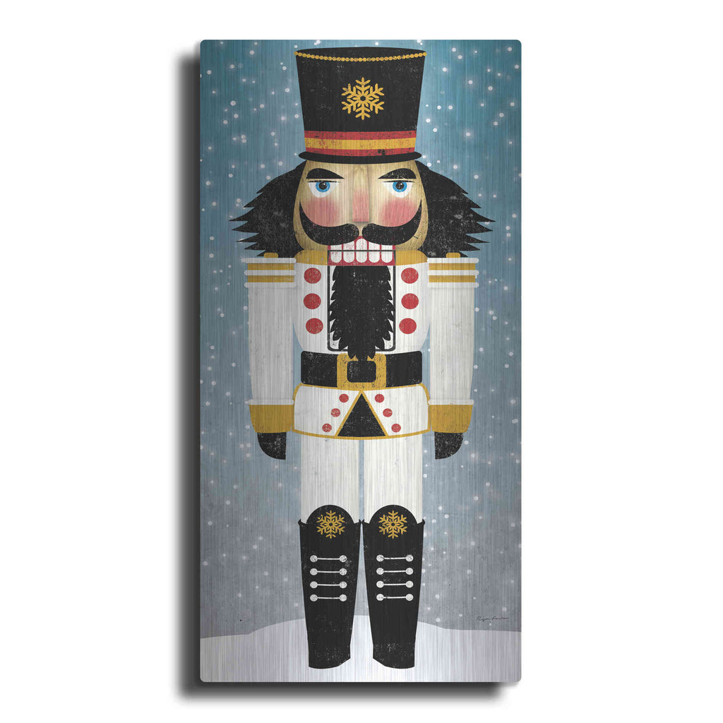 Luxe Metal Art 'Nutcracker Bright IV' by Ryan Fowler, Metal Wall Art