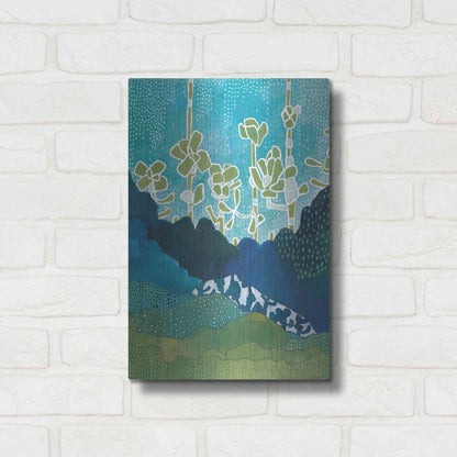 Luxe Metal Art 'Landscape' by Lynn Mack, Metal Wall Art,12x16