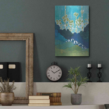 Luxe Metal Art 'Landscape' by Lynn Mack, Metal Wall Art,12x16