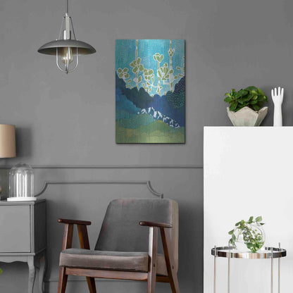 Luxe Metal Art 'Landscape' by Lynn Mack, Metal Wall Art,16x24