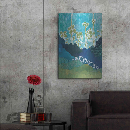 Luxe Metal Art 'Landscape' by Lynn Mack, Metal Wall Art,24x36