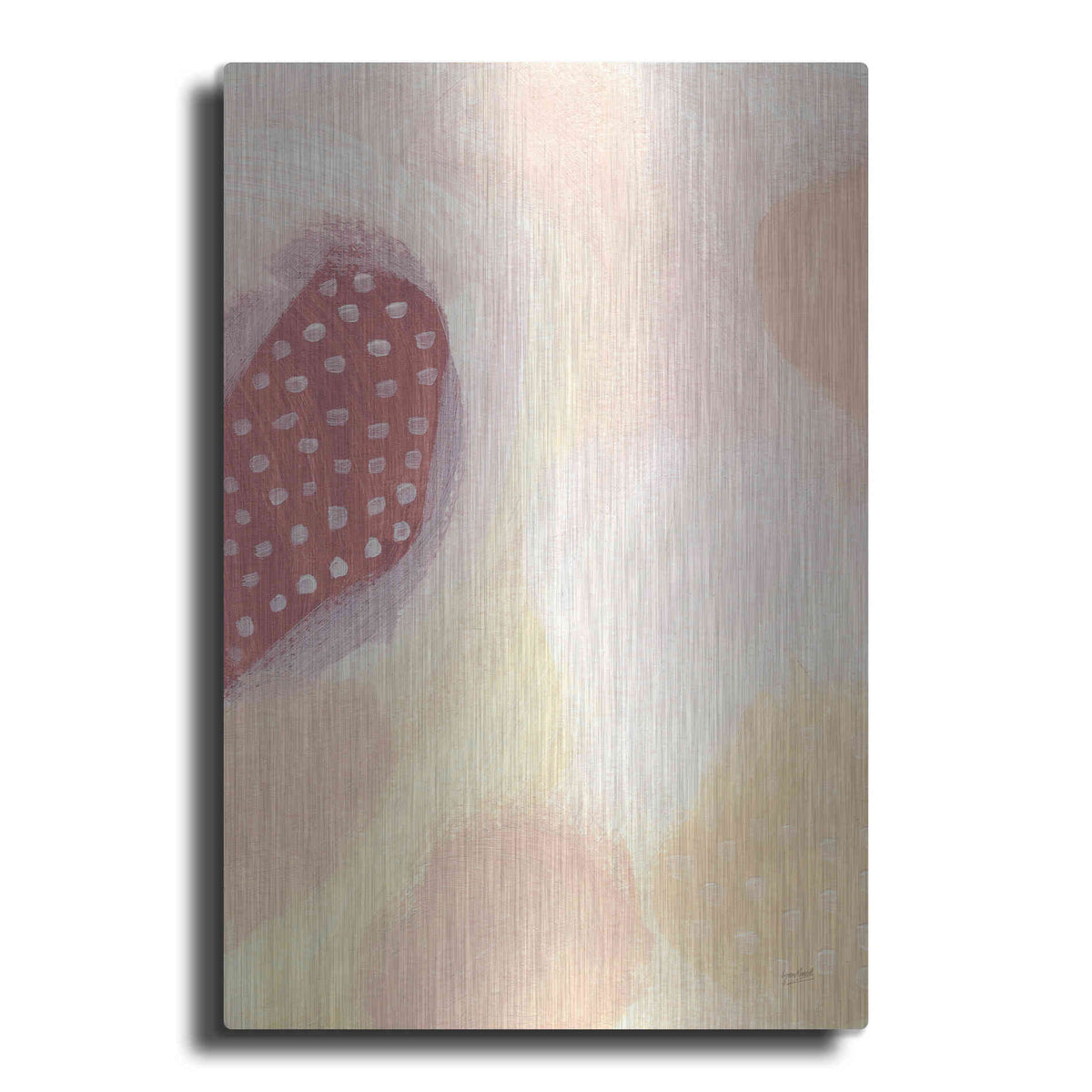 Luxe Metal Art 'Terracotta Clay' by Lynn Mack, Metal Wall Art