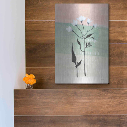 Luxe Metal Art 'Jasmine Delight I' by Lynn Mack, Metal Wall Art,12x16