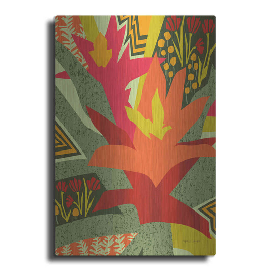 Luxe Metal Art 'Bromeliad' by Megan Gallagher, Metal Wall Art