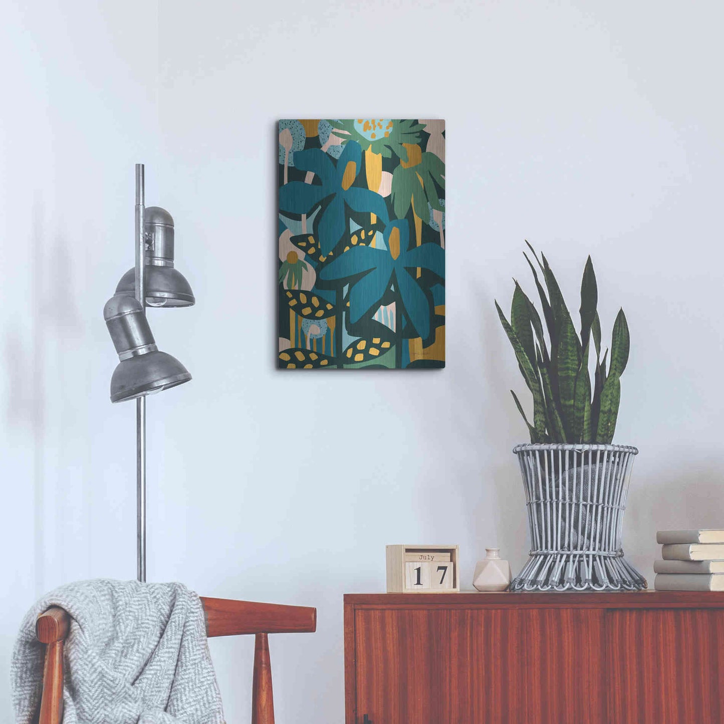 Luxe Metal Art 'Color Your Life' by Megan Gallagher, Metal Wall Art,16x24