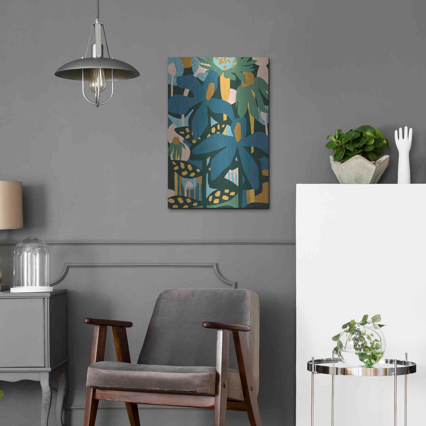 Luxe Metal Art 'Color Your Life' by Megan Gallagher, Metal Wall Art,16x24