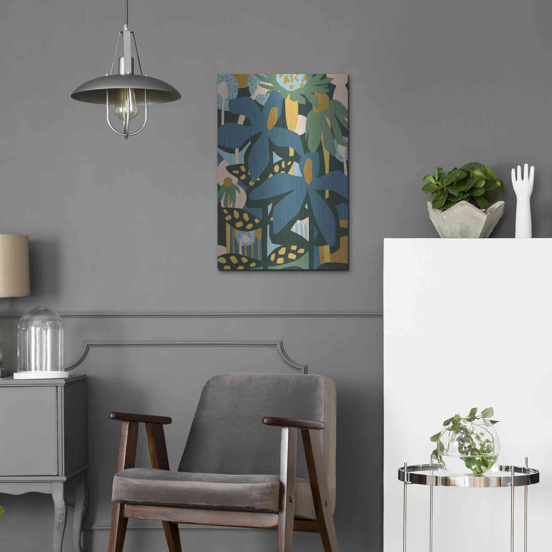 Luxe Metal Art 'Color Your Life' by Megan Gallagher, Metal Wall Art,16x24