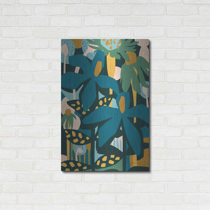 Luxe Metal Art 'Color Your Life' by Megan Gallagher, Metal Wall Art,24x36