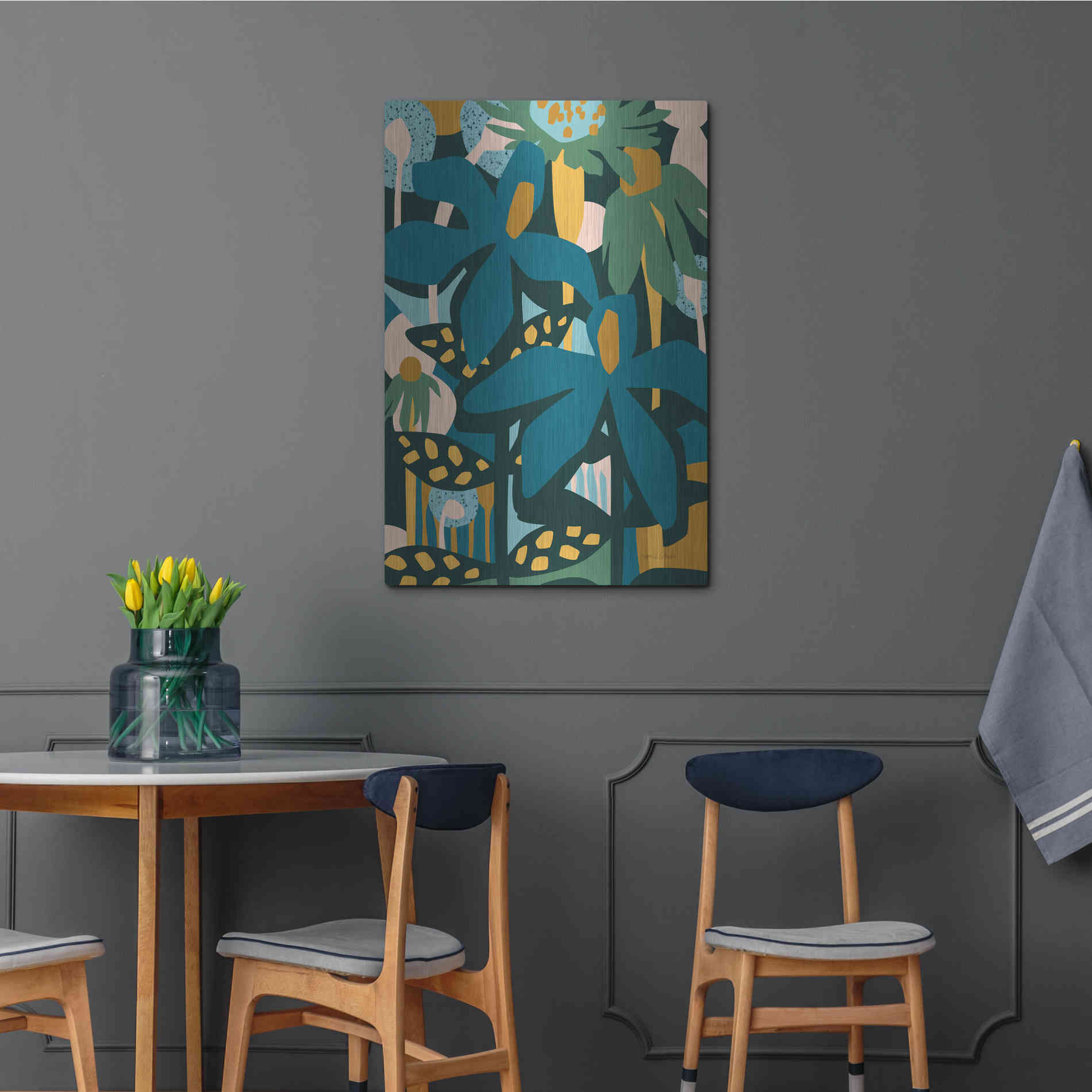 Luxe Metal Art 'Color Your Life' by Megan Gallagher, Metal Wall Art,24x36