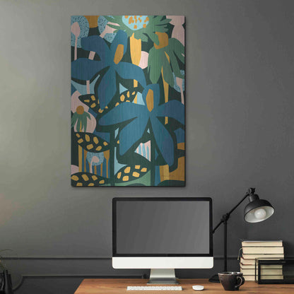 Luxe Metal Art 'Color Your Life' by Megan Gallagher, Metal Wall Art,24x36