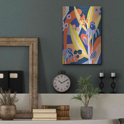 Luxe Metal Art 'Growing Pains' by Megan Gallagher, Metal Wall Art,12x16