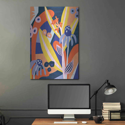 Luxe Metal Art 'Growing Pains' by Megan Gallagher, Metal Wall Art,24x36