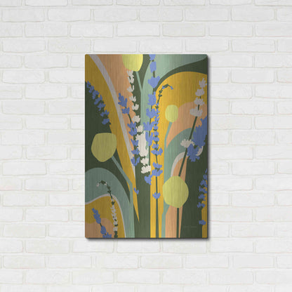Luxe Metal Art 'Lavender and Craspedia' by Megan Gallagher, Metal Wall Art,24x36