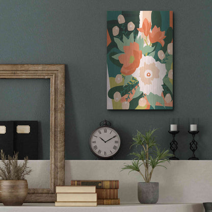 Luxe Metal Art 'Stained Glass' by Megan Gallagher, Metal Wall Art,12x16