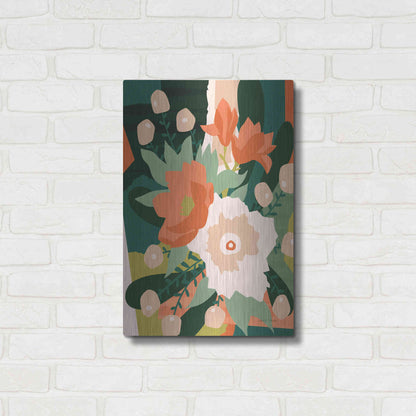 Luxe Metal Art 'Stained Glass' by Megan Gallagher, Metal Wall Art,16x24