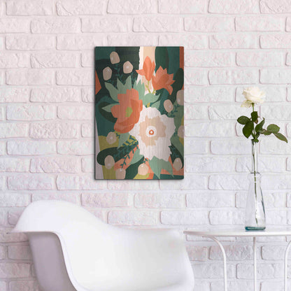 Luxe Metal Art 'Stained Glass' by Megan Gallagher, Metal Wall Art,16x24