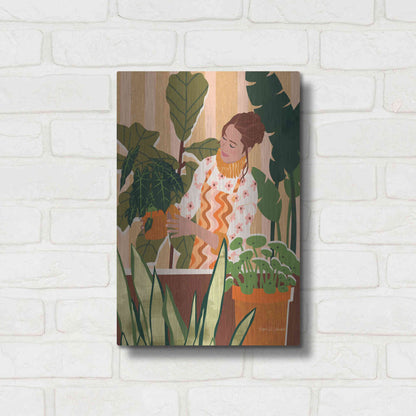 Luxe Metal Art 'A Balanced Self I' by Megan Gallagher, Metal Wall Art,12x16