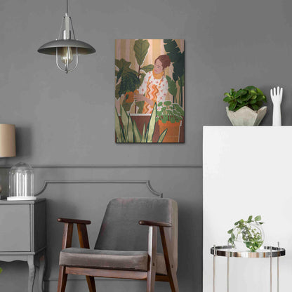 Luxe Metal Art 'A Balanced Self I' by Megan Gallagher, Metal Wall Art,16x24