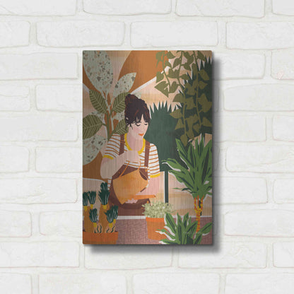 Luxe Metal Art 'A Balanced Self II' by Megan Gallagher, Metal Wall Art,12x16