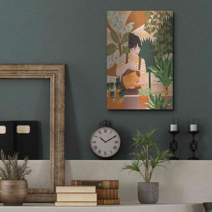 Luxe Metal Art 'A Balanced Self II' by Megan Gallagher, Metal Wall Art,12x16