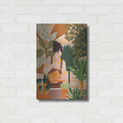 Luxe Metal Art 'A Balanced Self II' by Megan Gallagher, Metal Wall Art,16x24