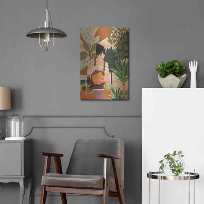 Luxe Metal Art 'A Balanced Self II' by Megan Gallagher, Metal Wall Art,16x24