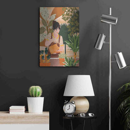 Luxe Metal Art 'A Balanced Self II' by Megan Gallagher, Metal Wall Art,16x24