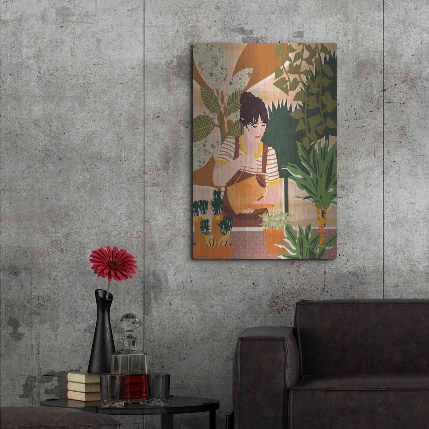 Luxe Metal Art 'A Balanced Self II' by Megan Gallagher, Metal Wall Art,24x36