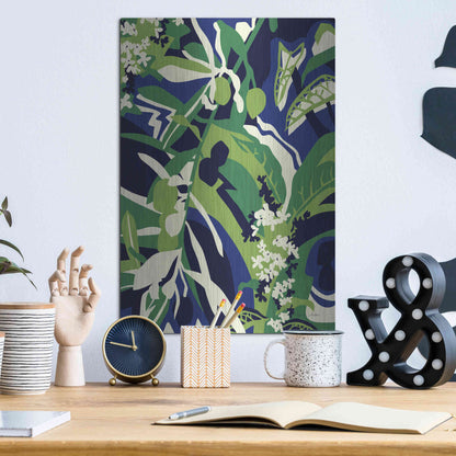 Luxe Metal Art 'Olive Buds' by Megan Gallagher, Metal Wall Art,12x16