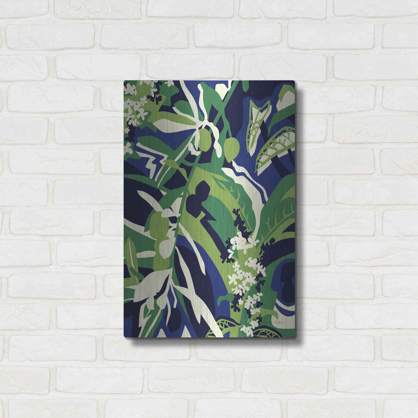 Luxe Metal Art 'Olive Buds' by Megan Gallagher, Metal Wall Art,16x24