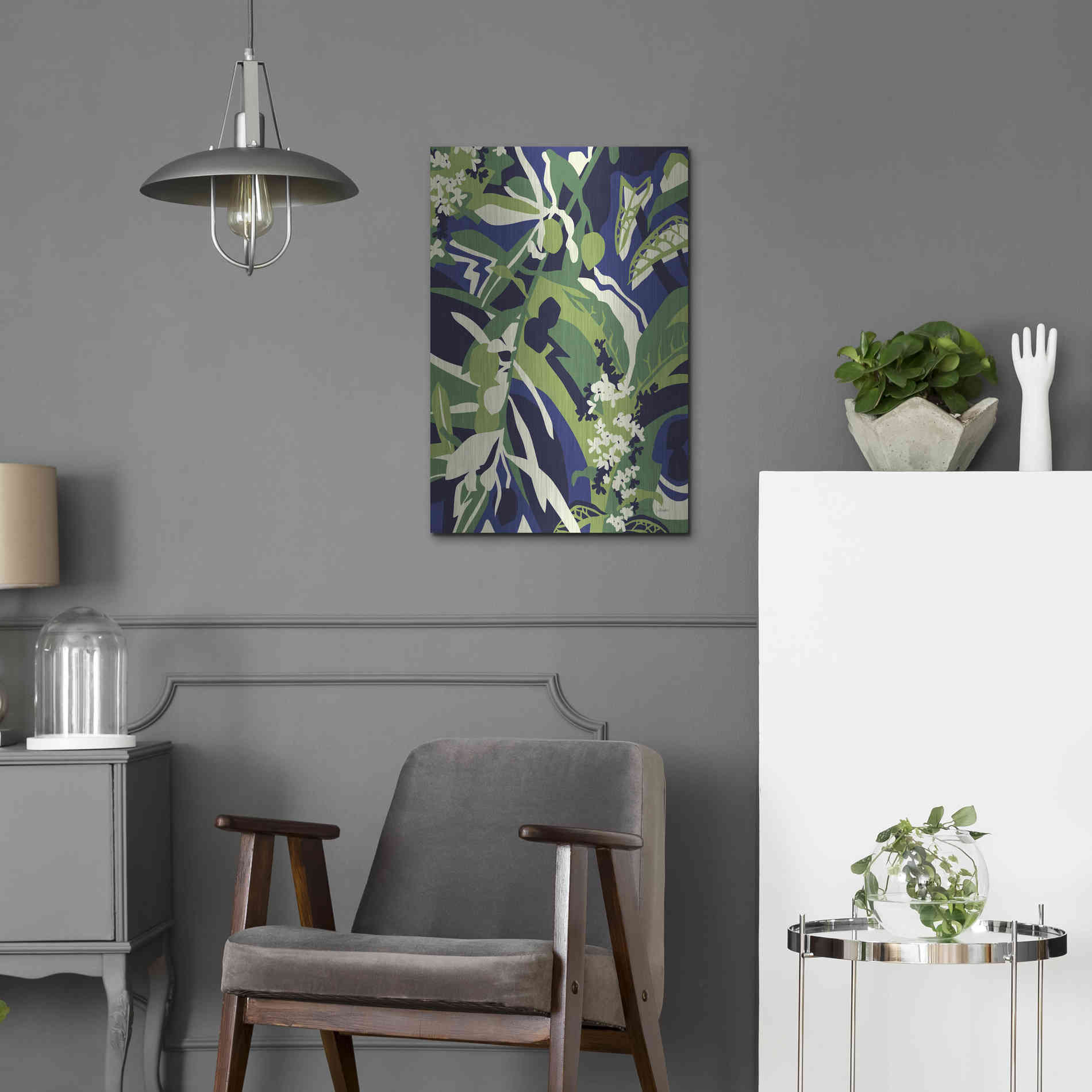 Luxe Metal Art 'Olive Buds' by Megan Gallagher, Metal Wall Art,16x24