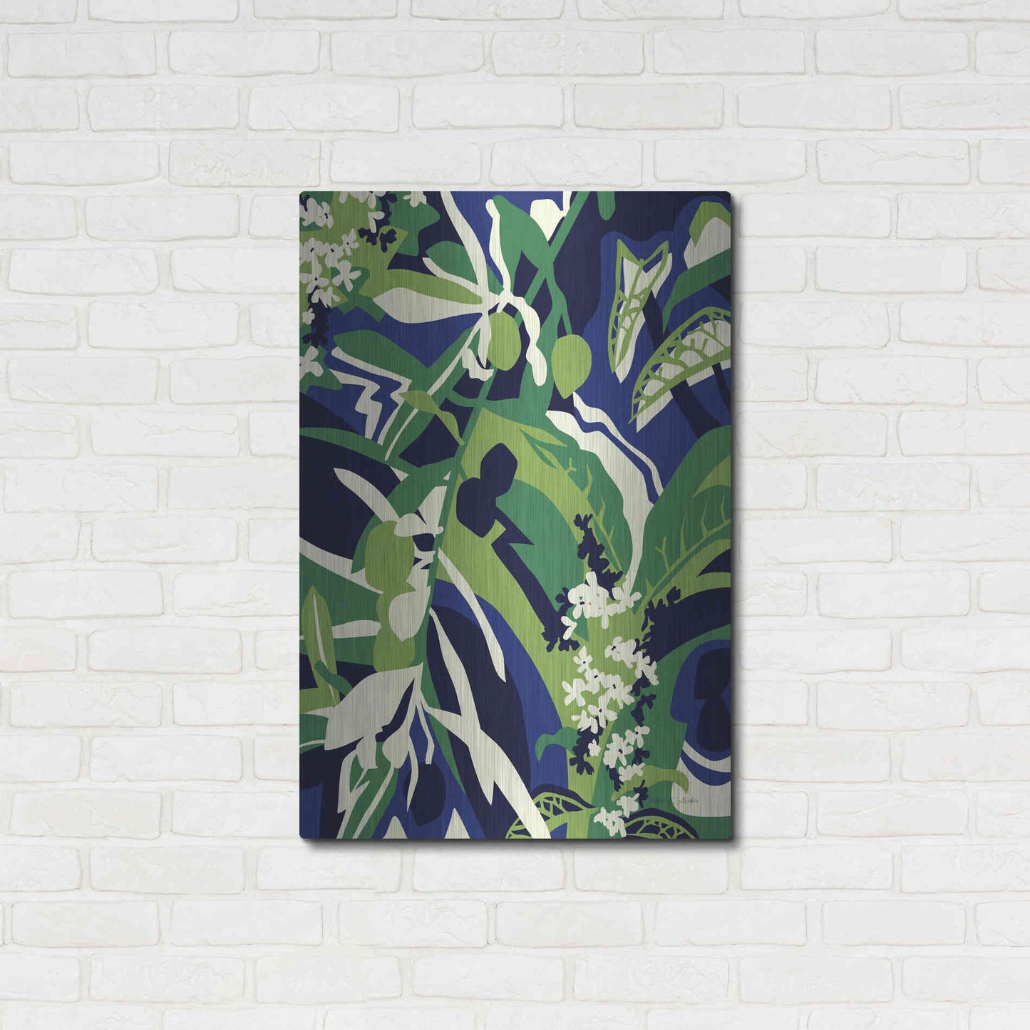 Luxe Metal Art 'Olive Buds' by Megan Gallagher, Metal Wall Art,24x36