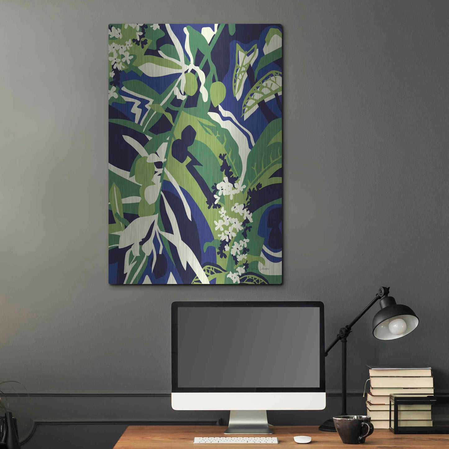 Luxe Metal Art 'Olive Buds' by Megan Gallagher, Metal Wall Art,24x36