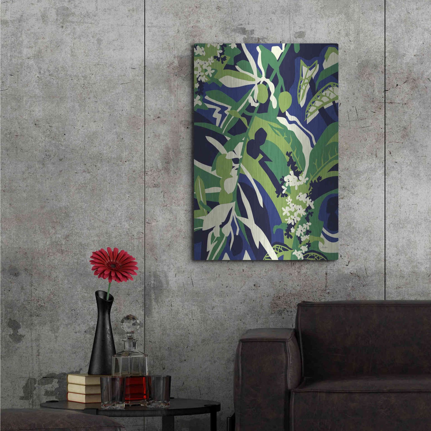 Luxe Metal Art 'Olive Buds' by Megan Gallagher, Metal Wall Art,24x36