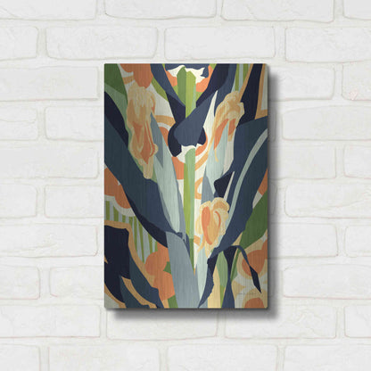 Luxe Metal Art 'Sweet Corn' by Megan Gallagher, Metal Wall Art,12x16