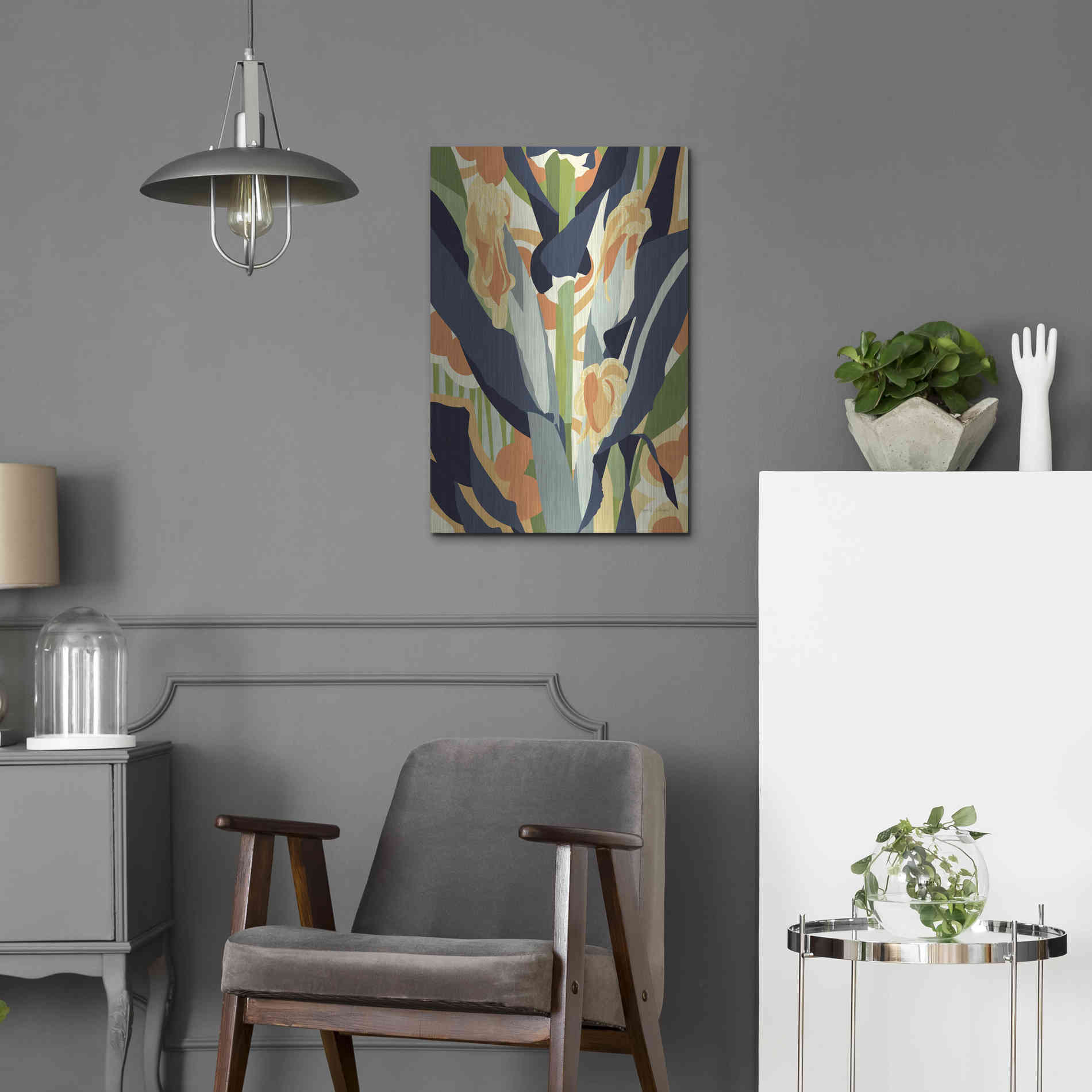 Luxe Metal Art 'Sweet Corn' by Megan Gallagher, Metal Wall Art,16x24