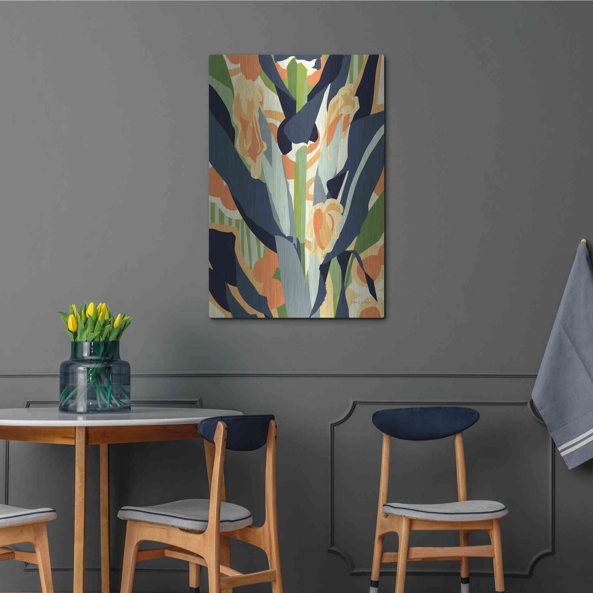 Luxe Metal Art 'Sweet Corn' by Megan Gallagher, Metal Wall Art,24x36