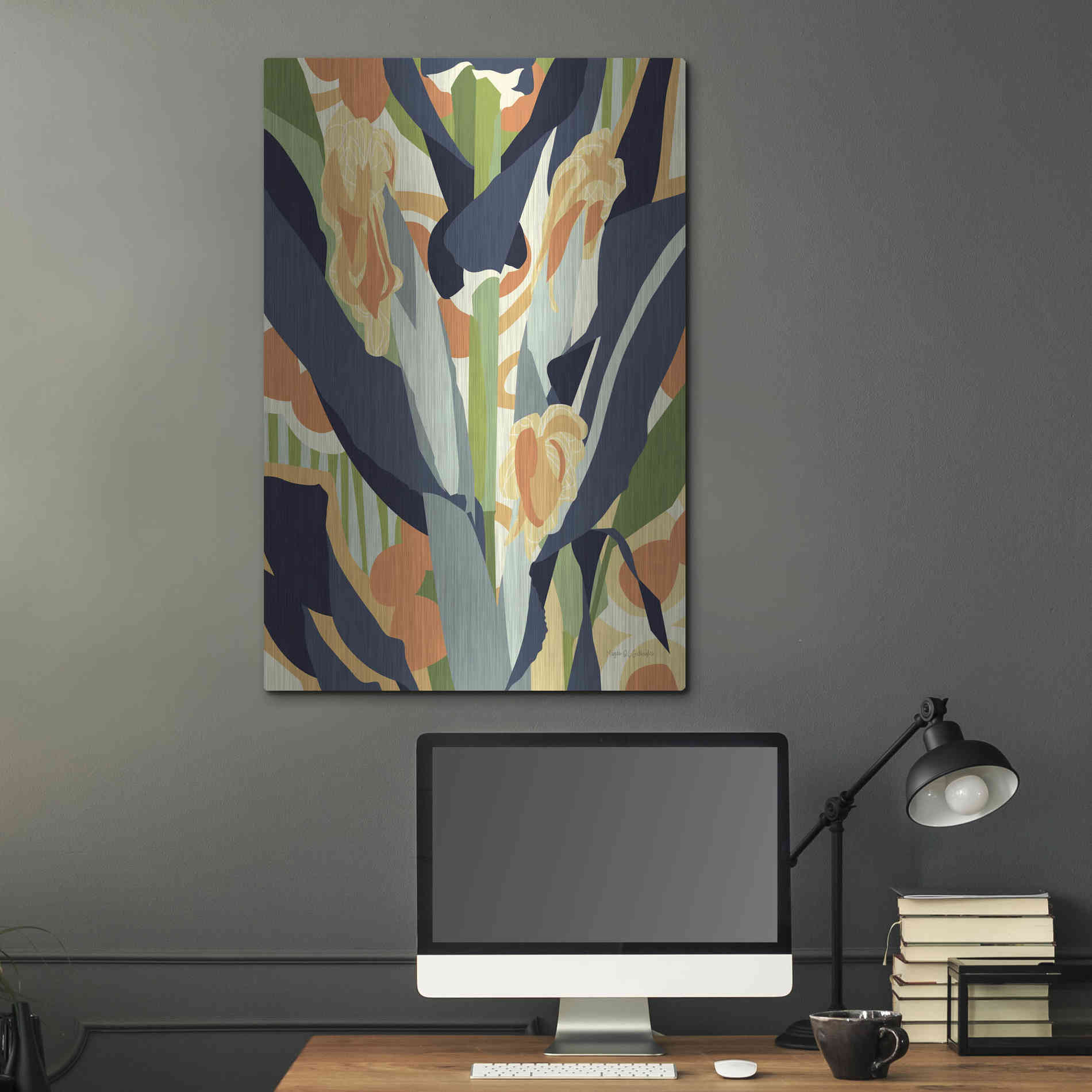 Luxe Metal Art 'Sweet Corn' by Megan Gallagher, Metal Wall Art,24x36