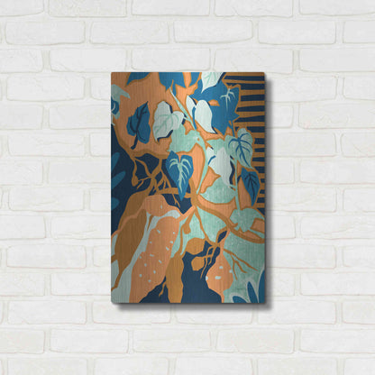 Luxe Metal Art 'Yams' by Megan Gallagher, Metal Wall Art,16x24