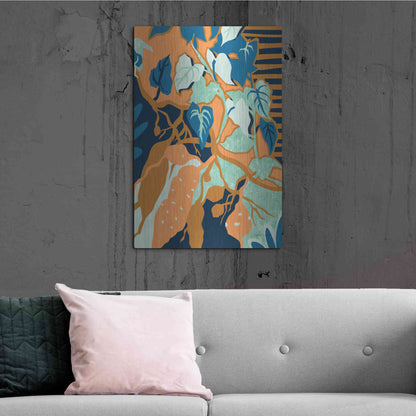 Luxe Metal Art 'Yams' by Megan Gallagher, Metal Wall Art,24x36