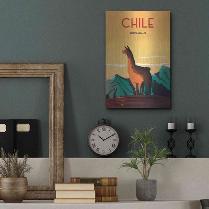 Luxe Metal Art 'Chile' by Omar Escalante, Metal Wall Art,12x16