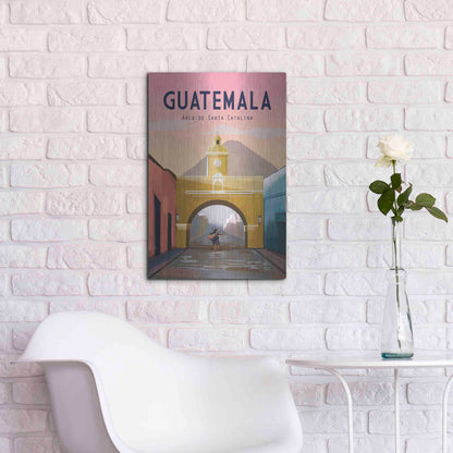 Luxe Metal Art 'Guatemala' by Omar Escalante, Metal Wall Art,16x24