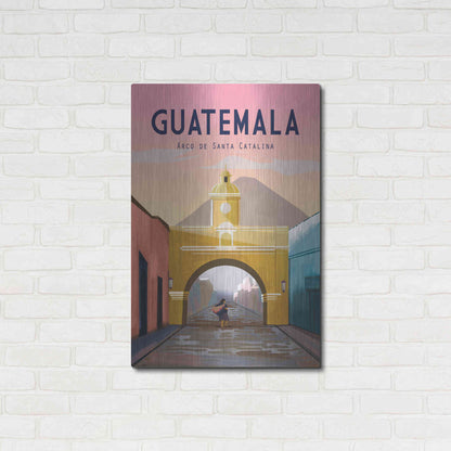 Luxe Metal Art 'Guatemala' by Omar Escalante, Metal Wall Art,24x36