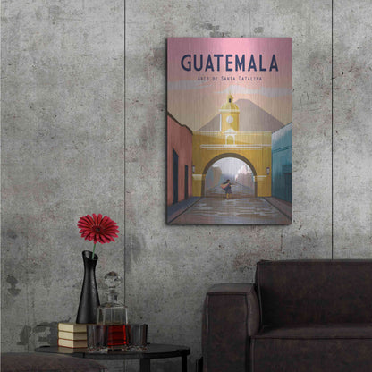 Luxe Metal Art 'Guatemala' by Omar Escalante, Metal Wall Art,24x36