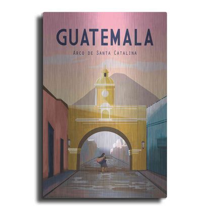 Luxe Metal Art 'Guatemala' by Omar Escalante, Metal Wall Art