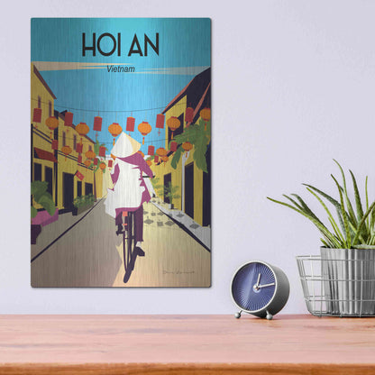 Luxe Metal Art 'Hoi An Vietnam' by Omar Escalante, Metal Wall Art,12x16