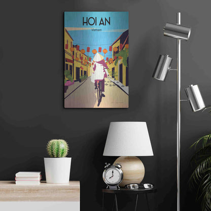 Luxe Metal Art 'Hoi An Vietnam' by Omar Escalante, Metal Wall Art,16x24