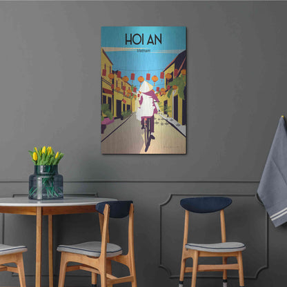 Luxe Metal Art 'Hoi An Vietnam' by Omar Escalante, Metal Wall Art,24x36