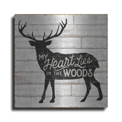 Luxe Metal Art 'Lake Lodge II' by Sue Schlabach, Metal Wall Art